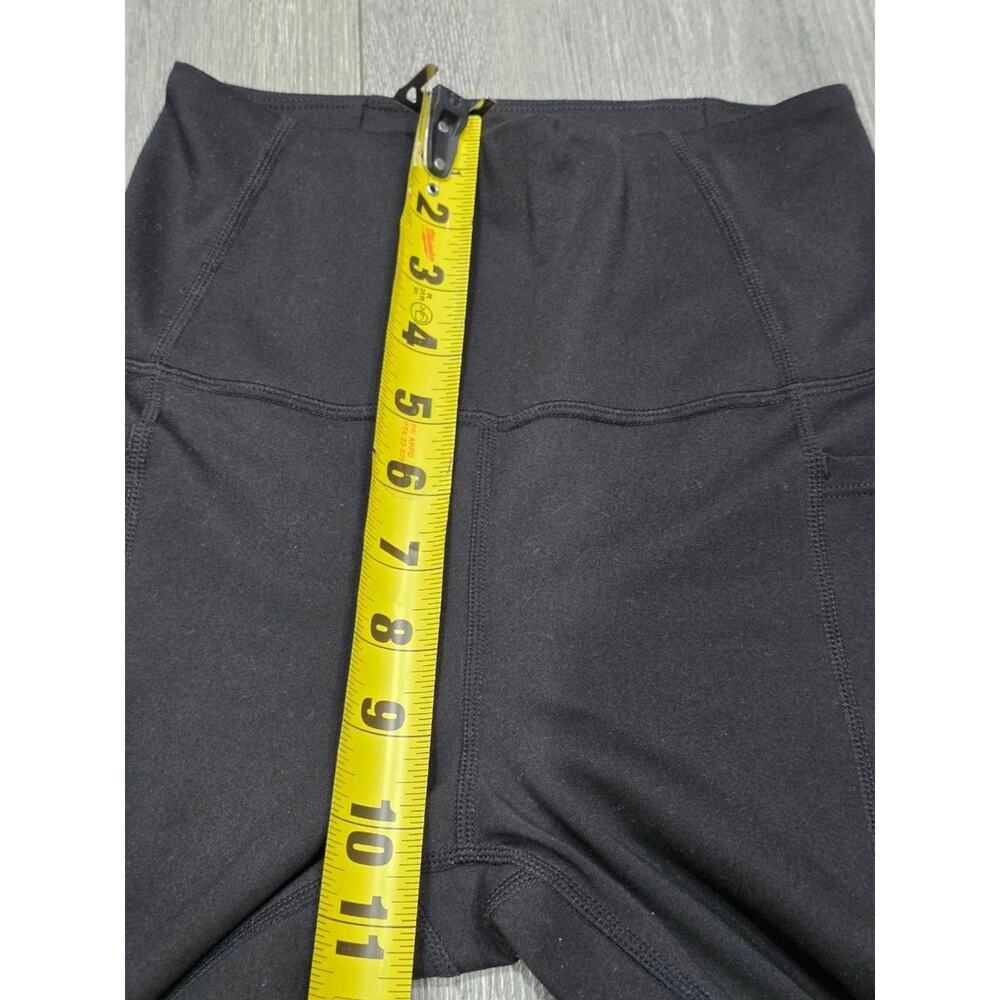 Carbon 38 High Rise Leggings preppy pants Y2K Black XS A005224 - Picture 8 of 9